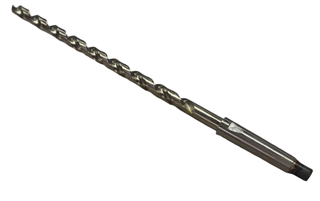 Guhring 1/2" HSS Taper Shank Oil Hole Drill 2MT, 16-3/4" Overall USA Made