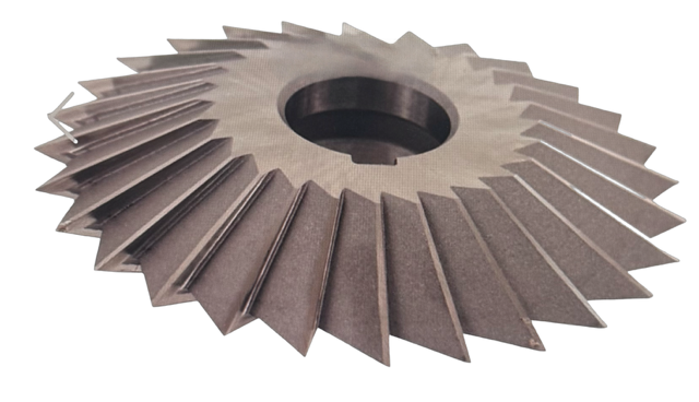 5" x 1" x 1-1/4" HSS 60° Double Angle Milling Cutter