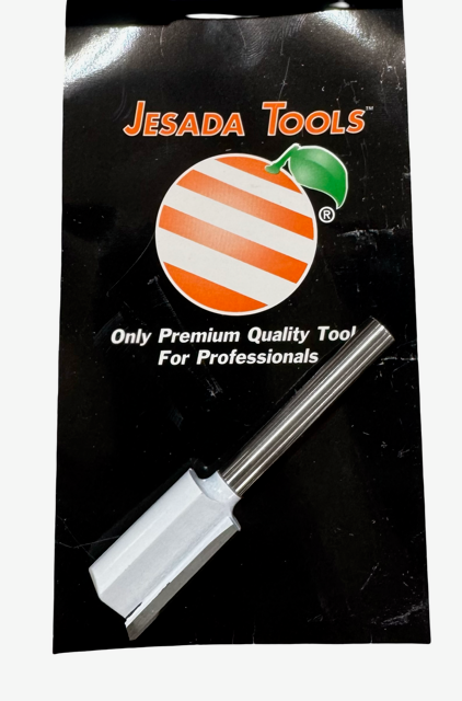 Jesada 5/8" Carbide Tipped Double Flute Straight Router Bit 1/4" Shank USA Made