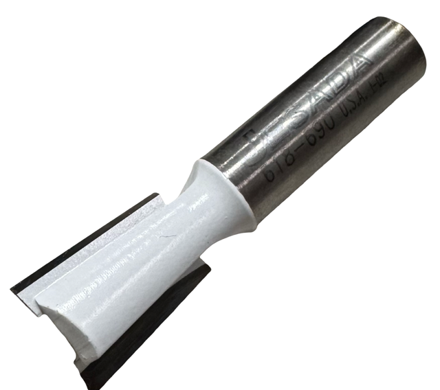 Jesada 3/4" Router Bit Carbide Tipped Dovetail Woodworking Bit 1/2" Shank USA Made