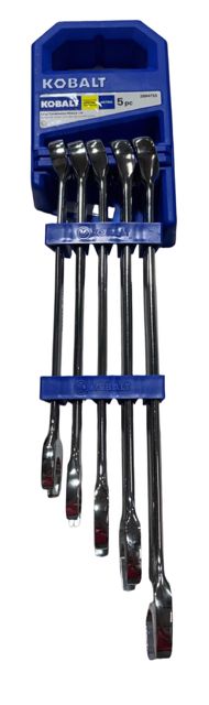 Kobalt 5 Piece Large 23 to 30mm Combination Metric Wrench Set 12 Point