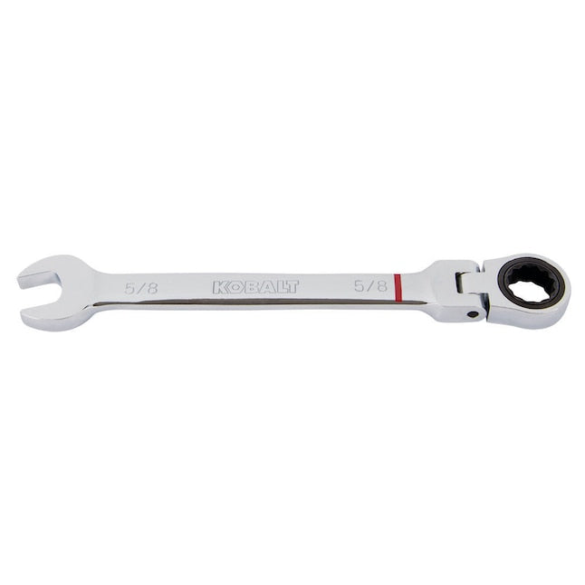 Kobalt 5/8" Flex Head Ratcheting Combination Wrench 12 Point 90-Tooth