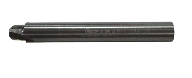 Jesada 1/4" Solid Carbide Router Bit, Round Nose, 8mm Shank USA Made