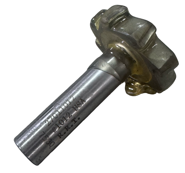 Rock River 1-1/2" Carbide Tipped Keyseat Cutter Straight Tooth 1/2" Shank 8 Flute USA