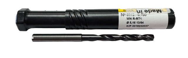 Guhring 13/64" Solid Carbide drill 7xD nano-FIREX Coating Coolant Thru 2 Flute