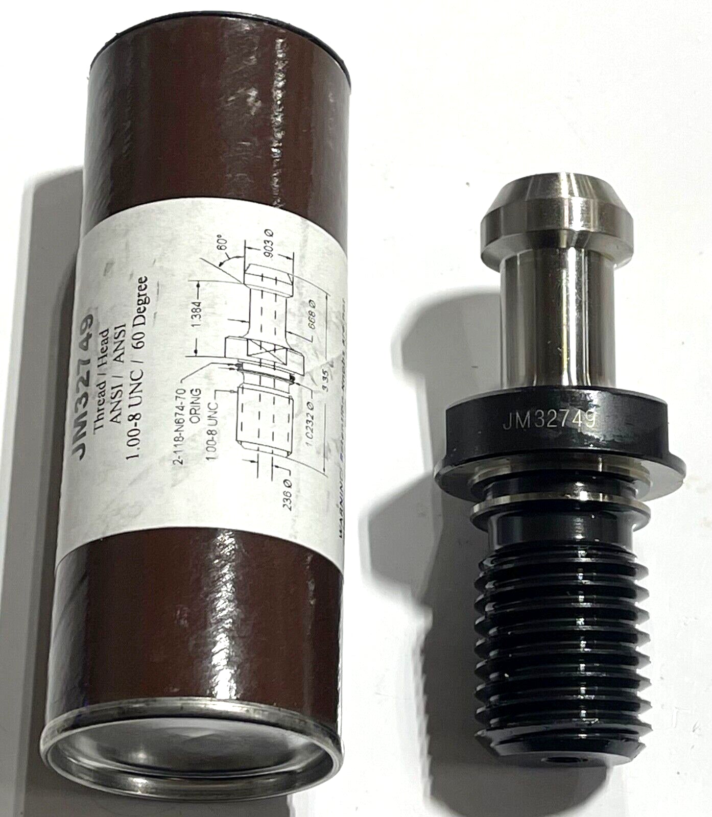 1.00-8 UNC Coolant Thru Retention Knob 60° USA Made
