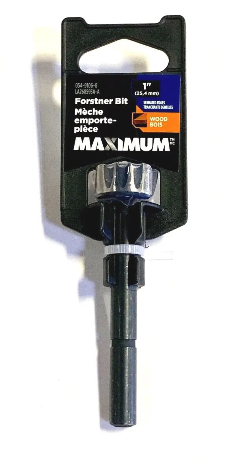 Maximum 1" Forstner Drill Bit Wood Drilling Serrated Edges