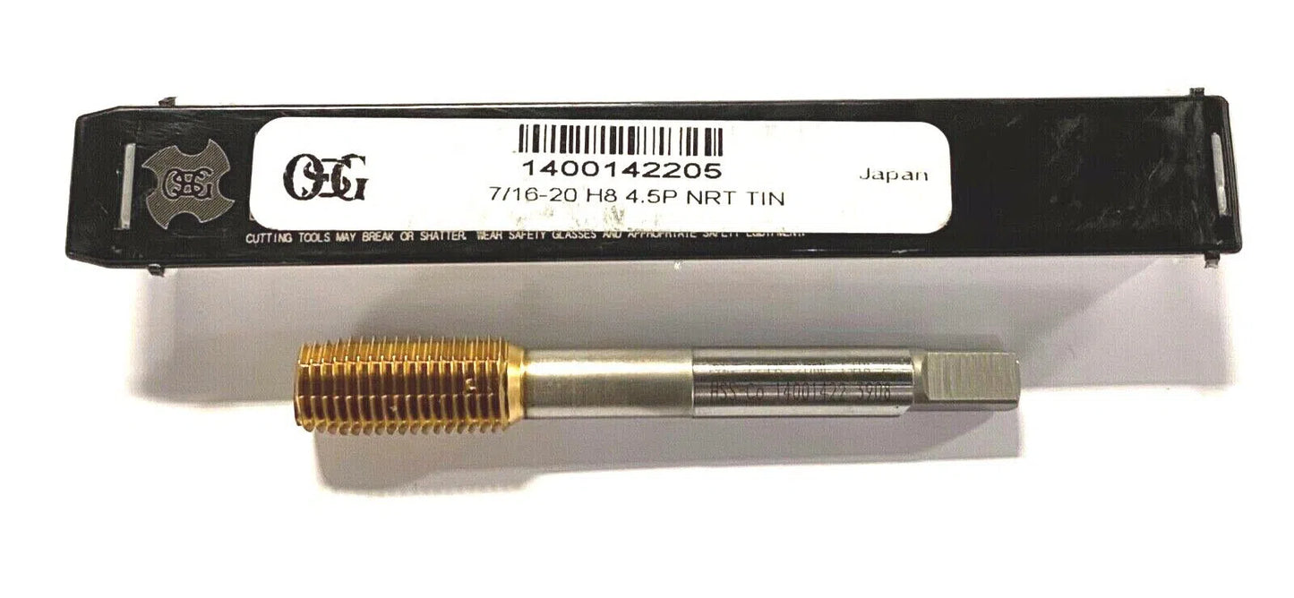 OSG 7/16-20 Cobalt Thread Forming Tap Tin Coated 4.5P Made In Japan