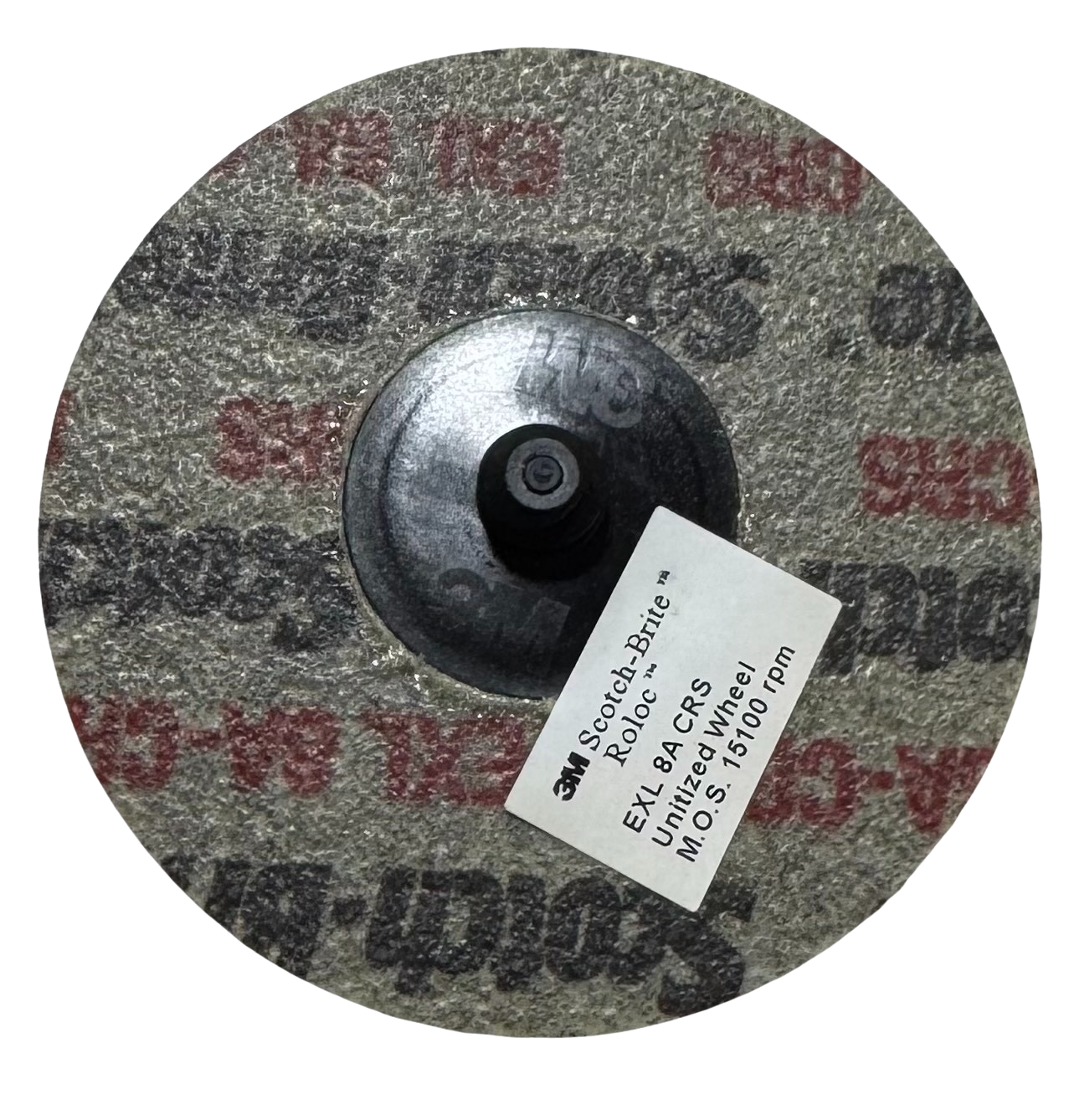 3M Scotch-Brite 3" Roloc EXL Unitized Wheel 8A CRS
