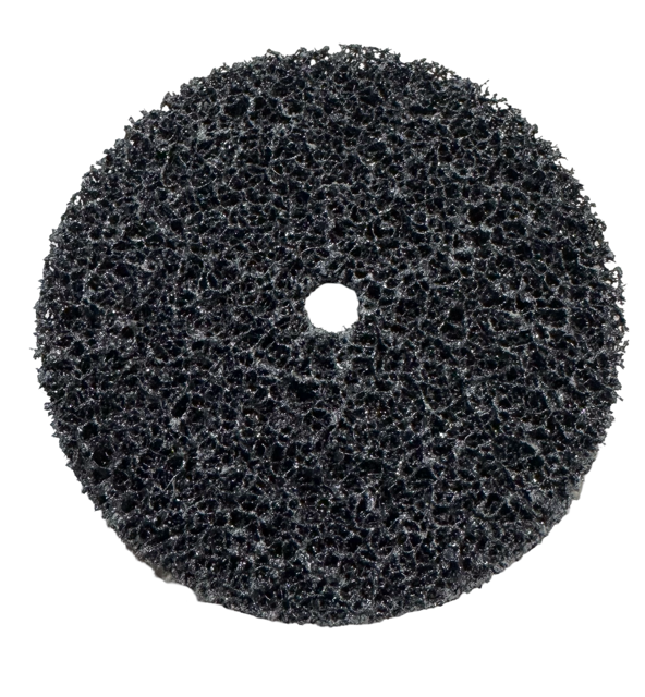 3M Scotch-Brite 6" x 5/8" Clean & Strip Deburring Disc Silicon Carbide Very Coarse