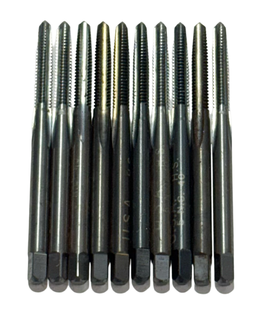 5-40 HSS Hand Tap 3 Flute Taper Tap 10 Pack USA Made