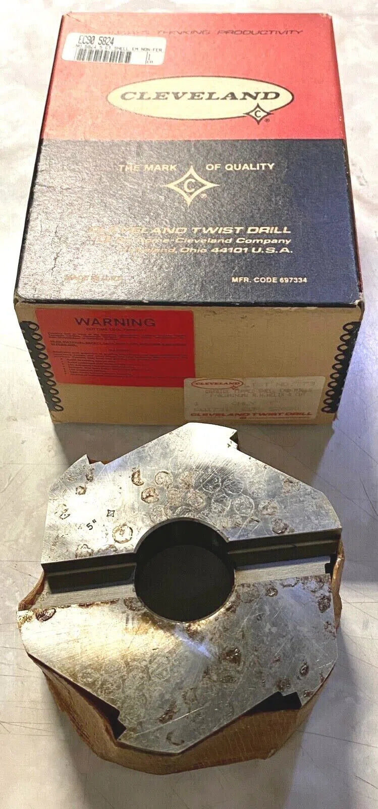 Morse 5" Shell End Mill For Aluminum 8 Teeth HSS USA Made 42925