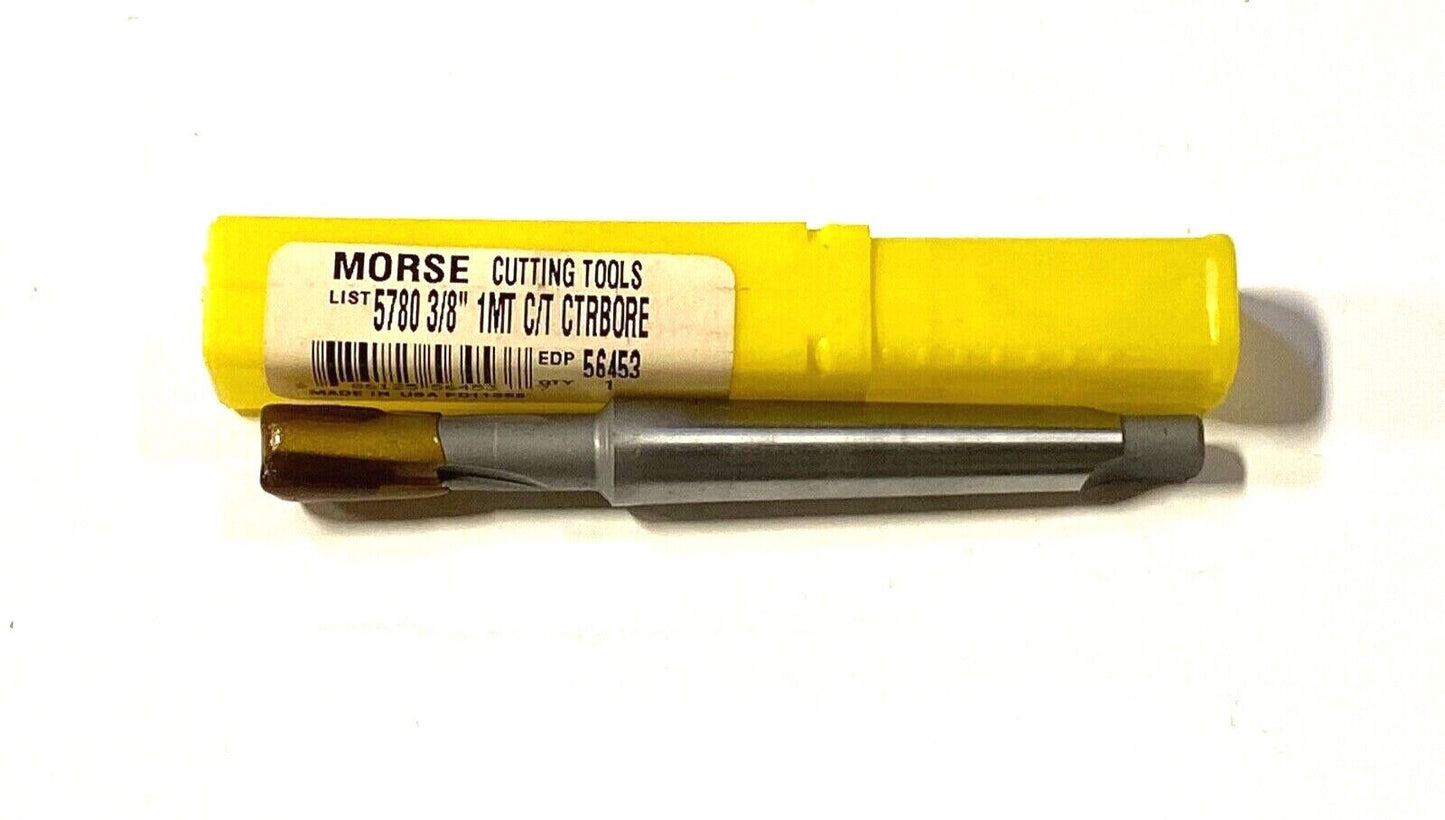 Morse 3/8" Carbide Tipped Counterbore Taper Shank Interchangeable Pilot USA