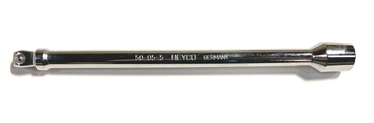 Heyco 1/2" Drive Wobble Extension 9.84" Chrome Finish Made In Germany