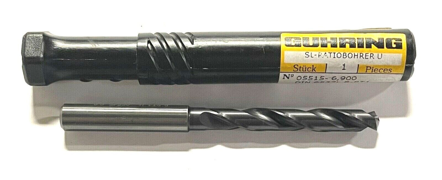 Guhring Letter I Solid Carbide Drill 5xD nano-FIREX Coating 140° Point