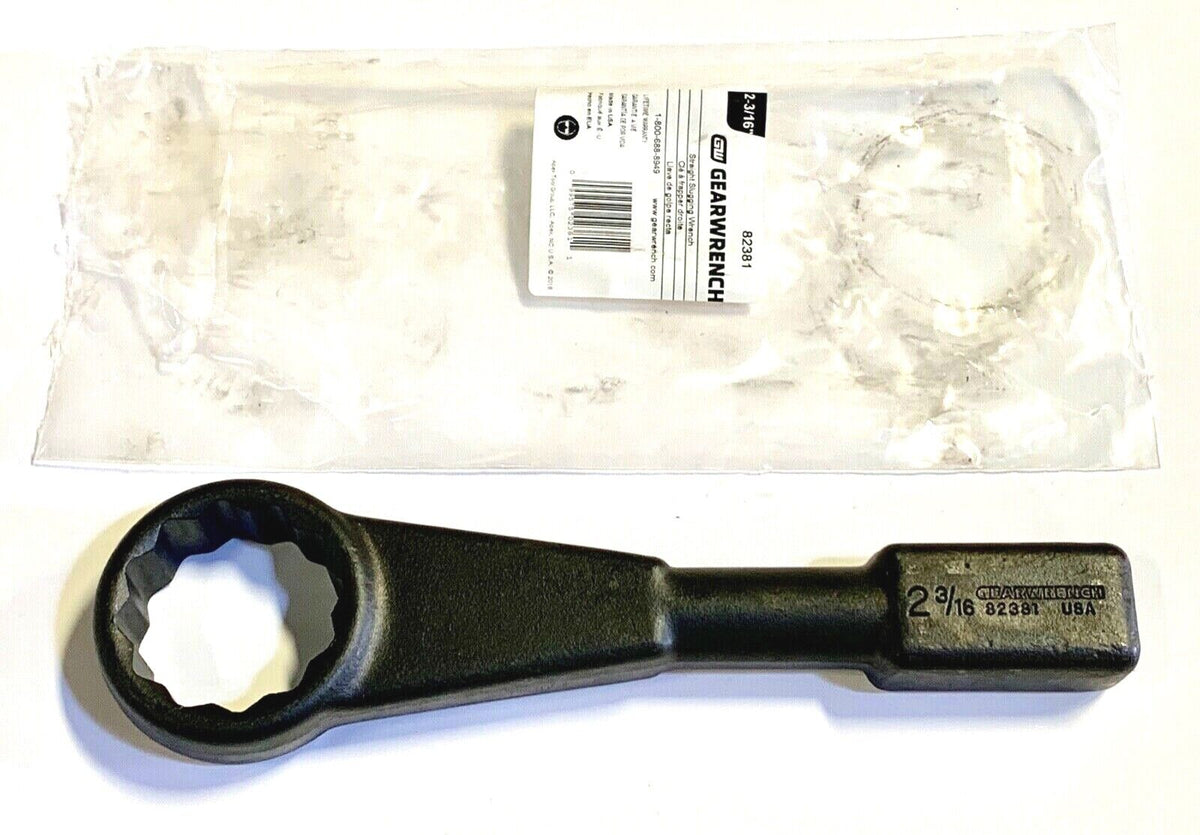 GearWrench 2-3/16" Slug Wrench 12 Point Slugging Straight USA Made 82381