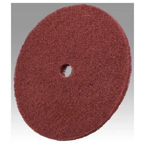 3M Scotch-Brite High Strength Disc 10" x 1-1/4" Very Fine Aluminum Oxide Maroon
