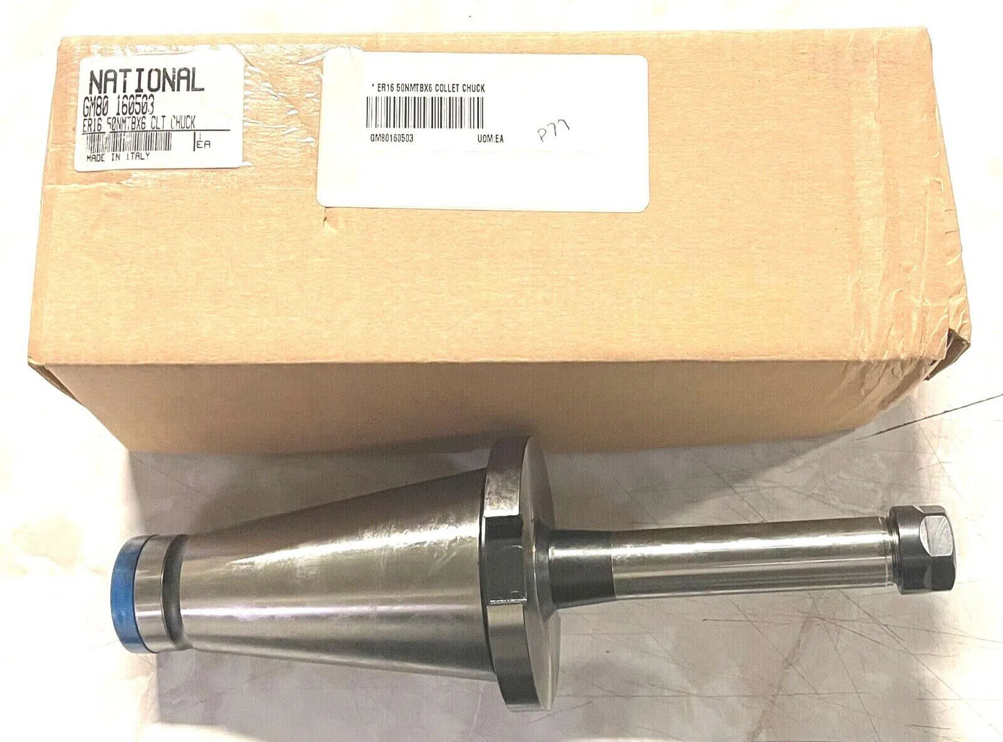 National 50NMTB ER16 Collet Chuck 6" Projection