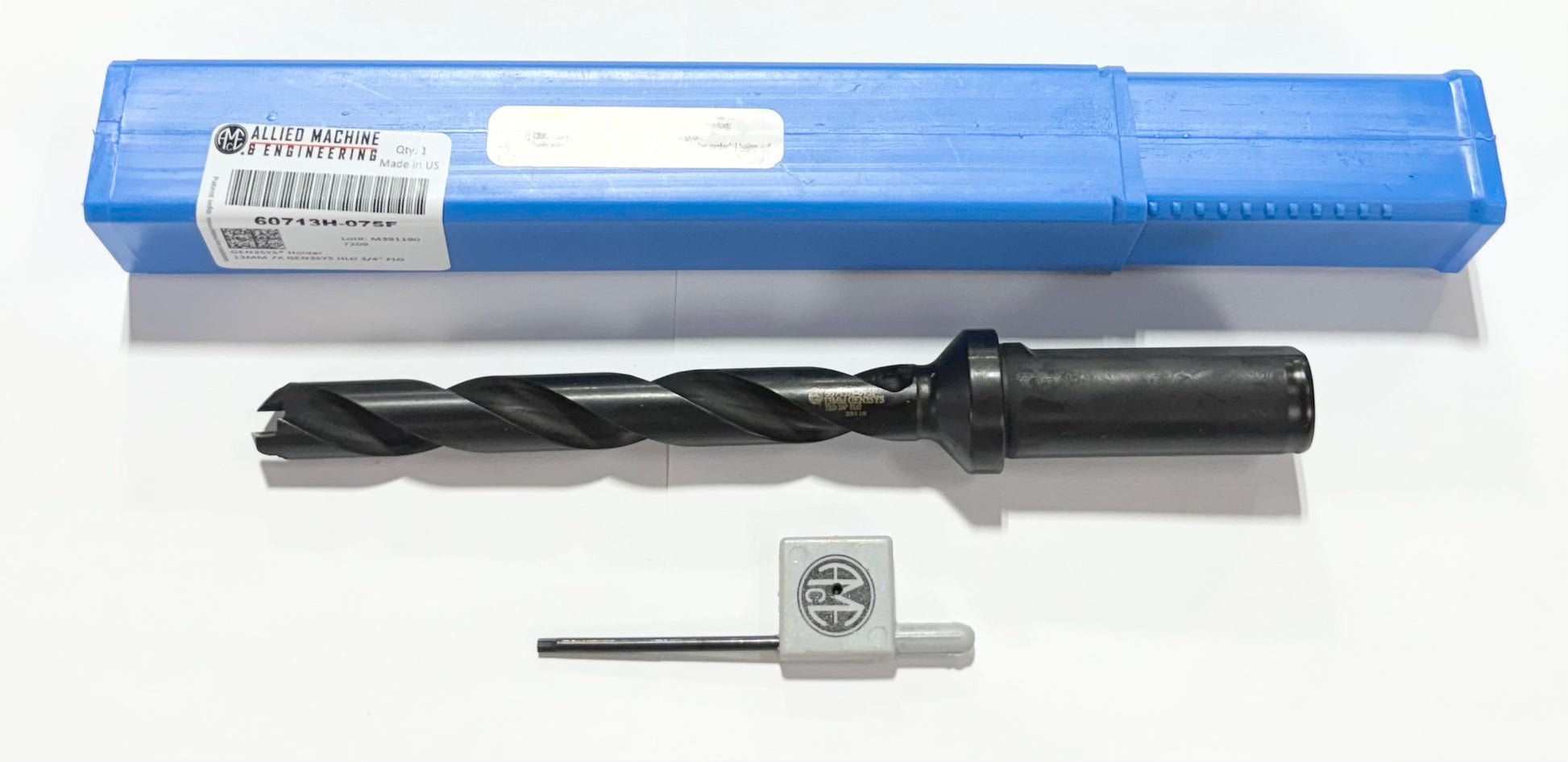 Allied Machine Spade Drill Holder 7xD 0.5118" to 0.5511" Dia 3/4" Shank USA