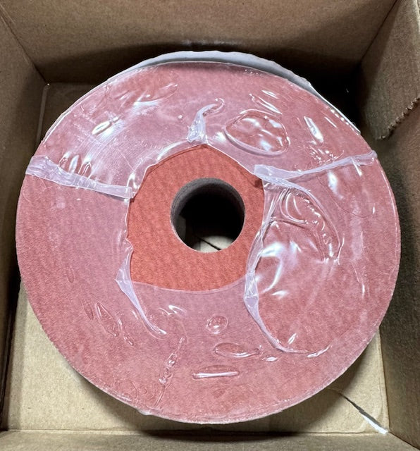 CGW 4-1/2" x 7/8" Resin Fiber Sanding Discs 120 Grit Ceramic 25 Pack USA Made