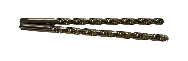 Cleveland Twist 21/64" Cobalt Drill Bit Taper Length USA Made 2 Pack