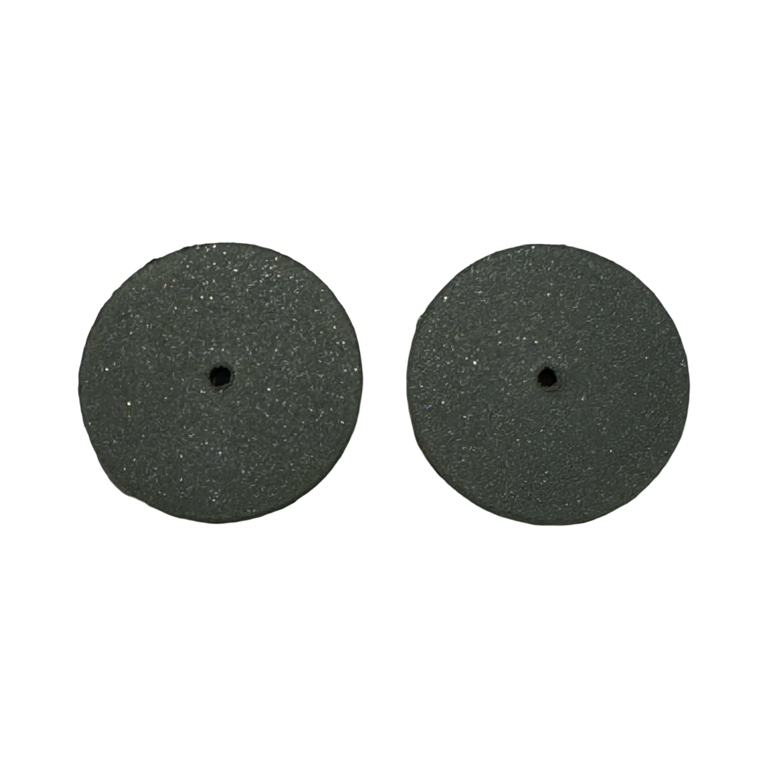 Cratex 1-1/2″ × 1/8″ × 1/8″ Resin Bonded Rubber Wheel (Extra Fine Grit) 2pk