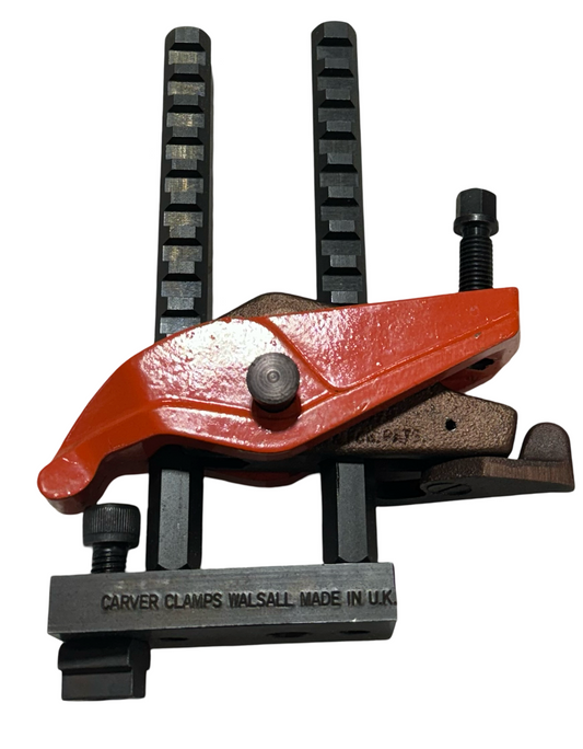 De-Sta-Co T-Slot Carver Clamp 5000lb Holding Force 1.44" Throat 8" Height