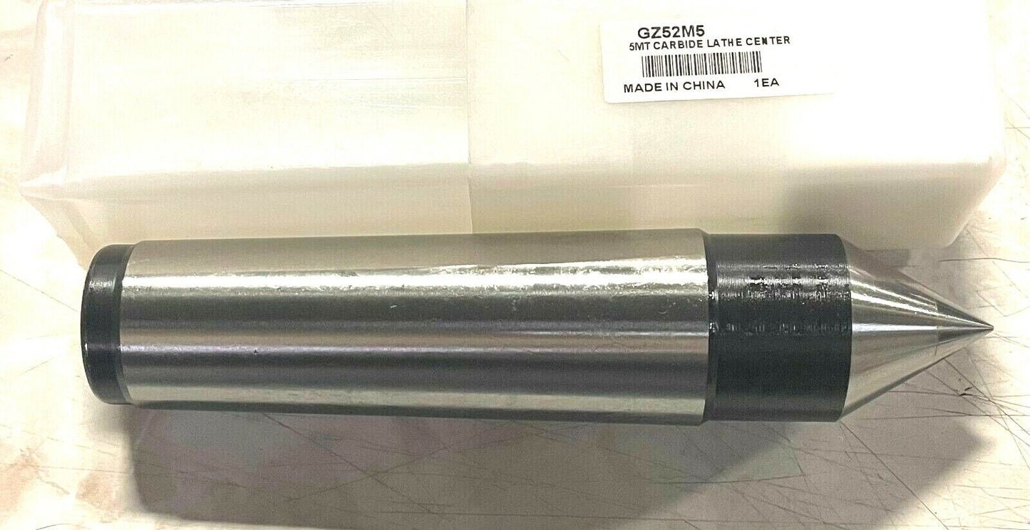 Dead Center #5 Morse Taper Full Carbide Tip Lathe Center