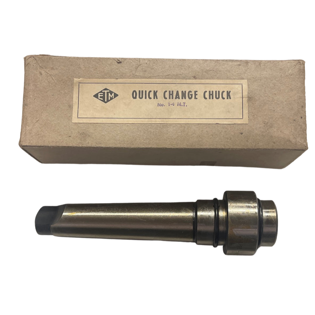 ETM Quick Change Collet Chuck No.1 Size 4MT