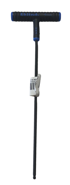 Eklind 4mm x 9" Power-T Ball Hex T-Key Allen Wrench USA Made