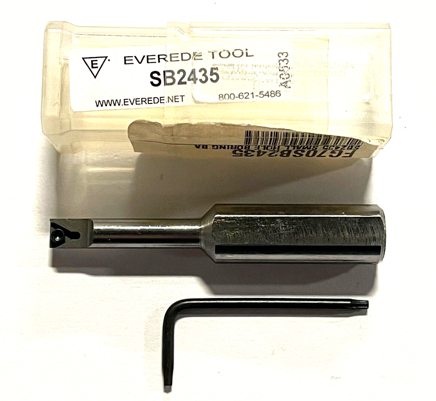 Everede Small Hole Boring Tool Min Bore .300 0° Lead Angle Right or Left Hand