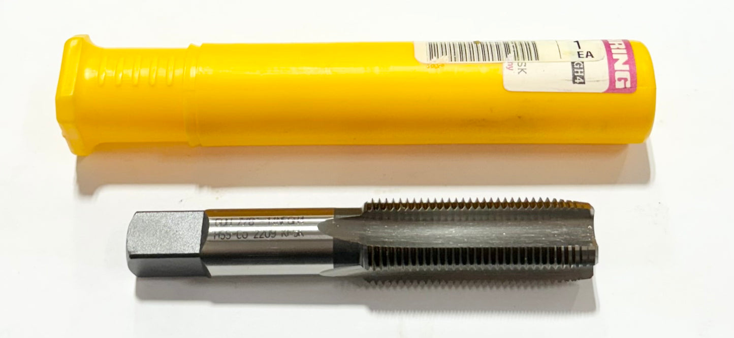 GUHRING 7/8"-14 Cobalt Straight Flute Tap 4 Flute H4 Plug Tap