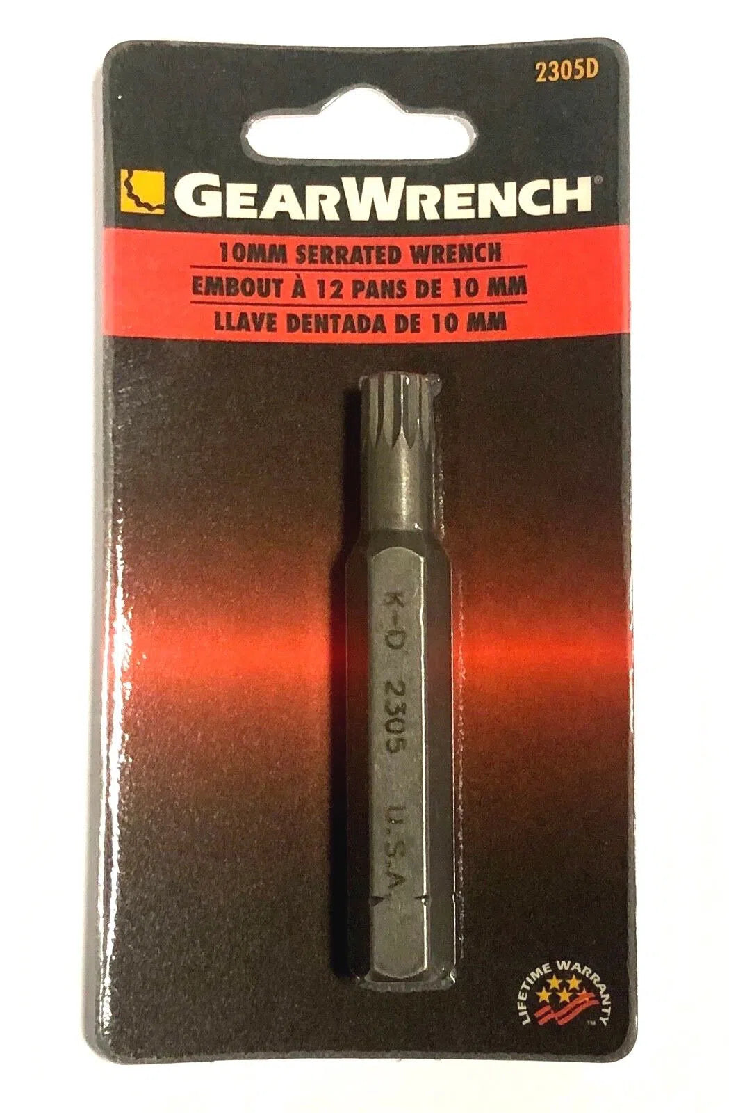 GearWrench 10mm Serrated Wrench USA Made 2305D