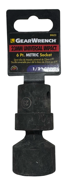 GearWrench 1/2" Drive 23mm Universal Impact Socket 6 Point 84623