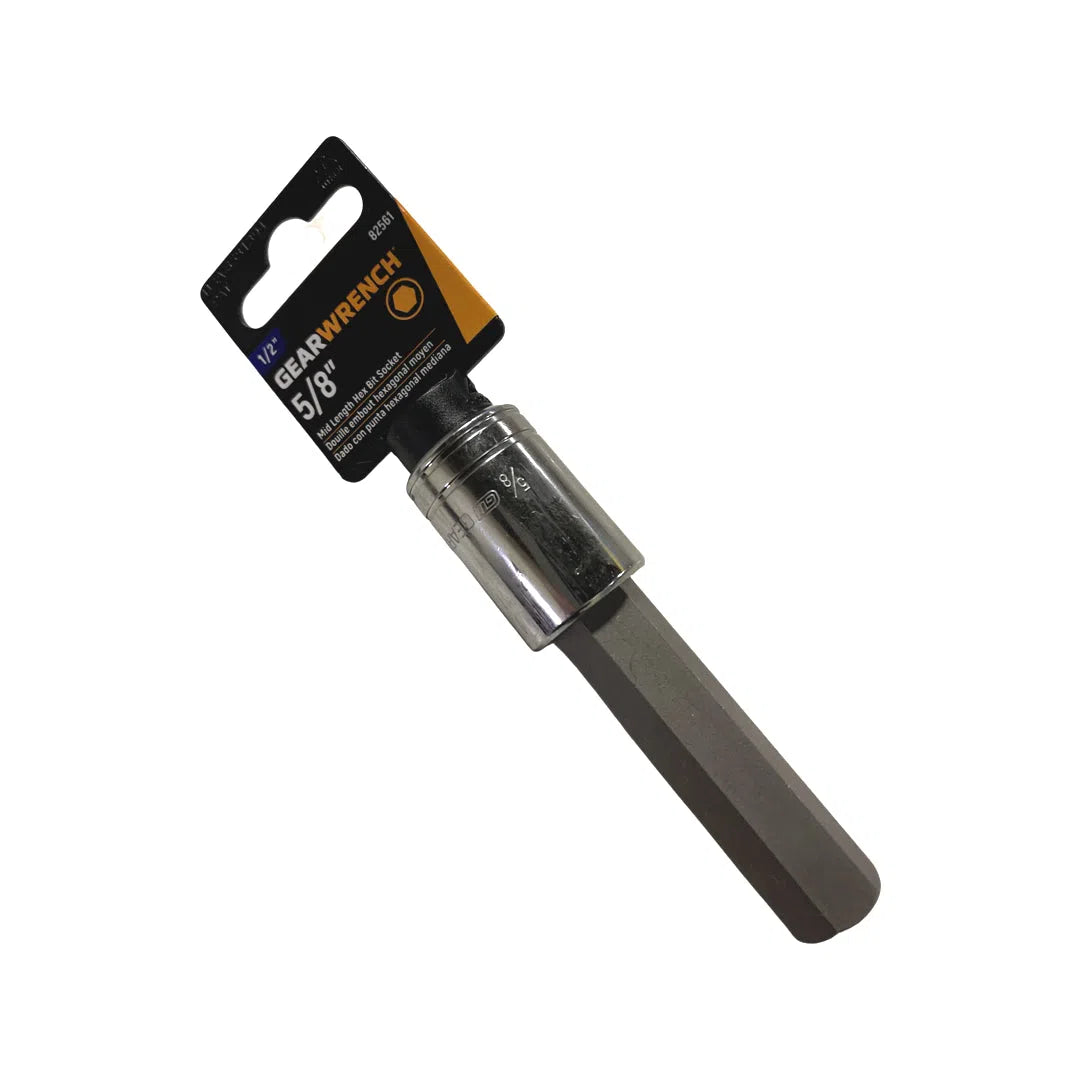 GearWrench 1/2" Drive Mid Length 5/8" Hex Bit Socket 82561