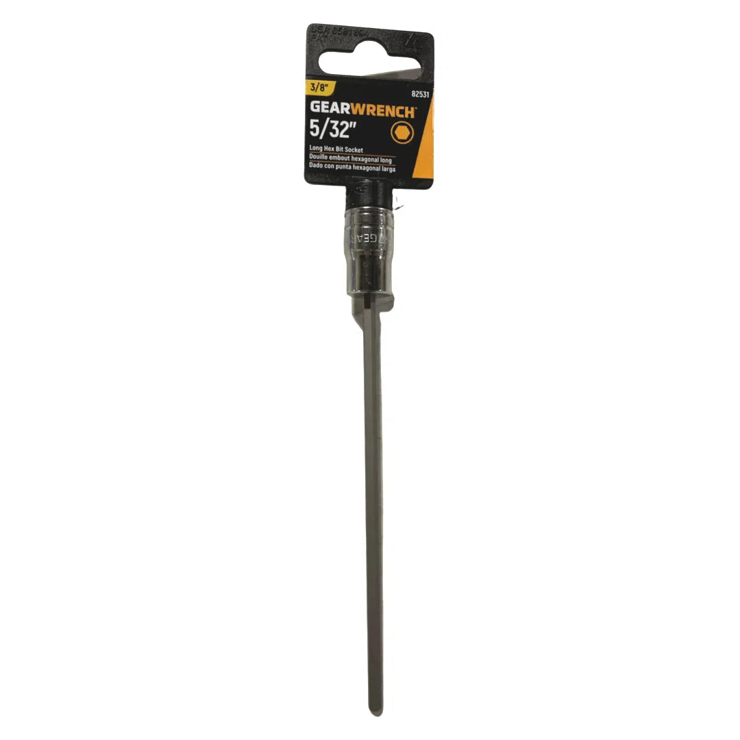 GearWrench 3/8" Drive 5/32" Long Hex Bit Socket 82531