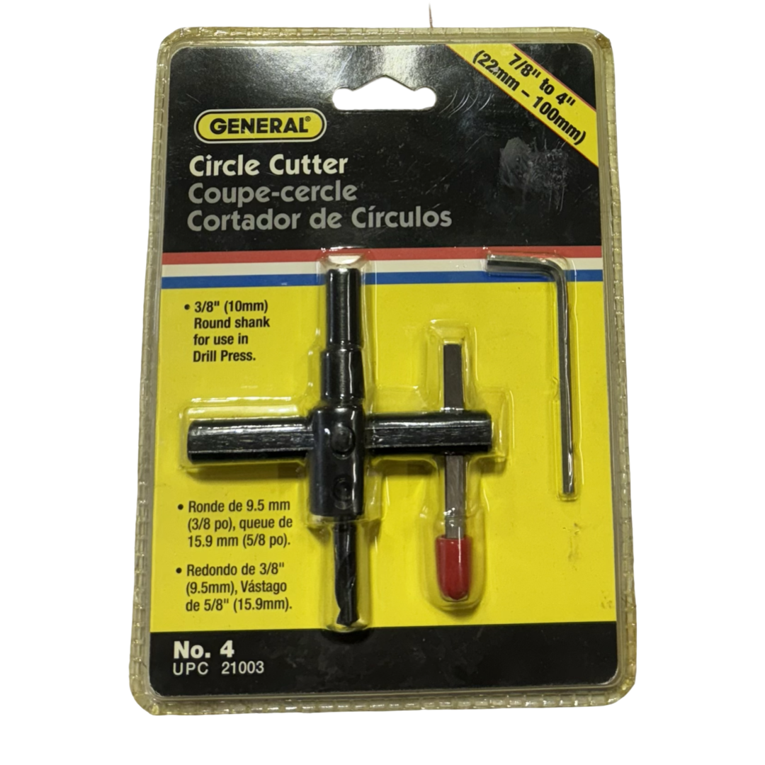 General Tool 4" Circle Cutter No.4 21003