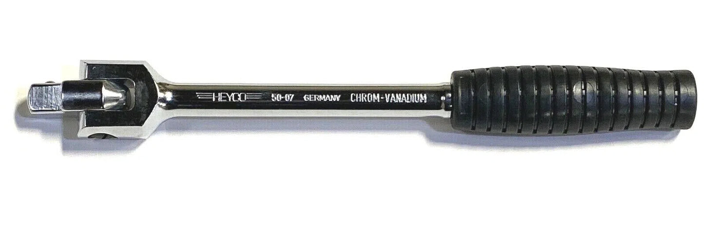 Heyco 1/2" Drive Swivel Handle Breaker Bar Ergo Grip Made In Germany
