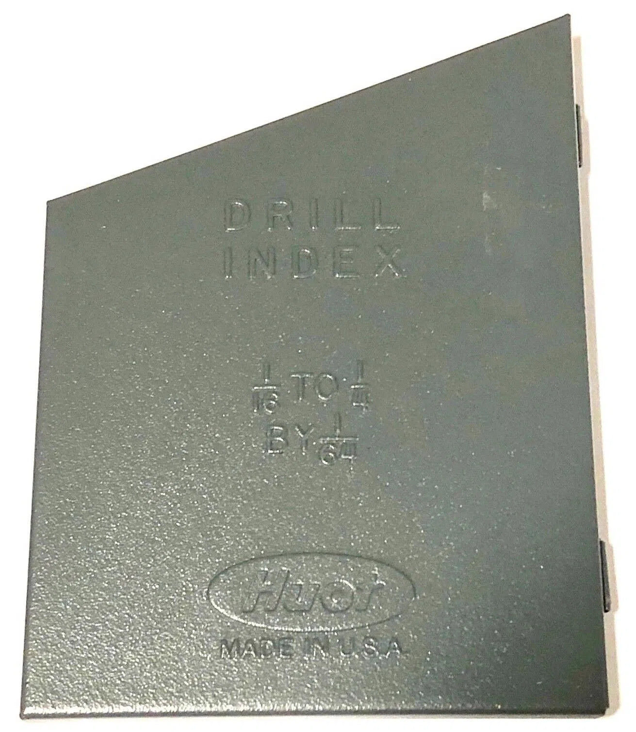 Huot Drill Index 1/16" to 1/4" For Jobber Drills by 64ths USA Made Model 12750