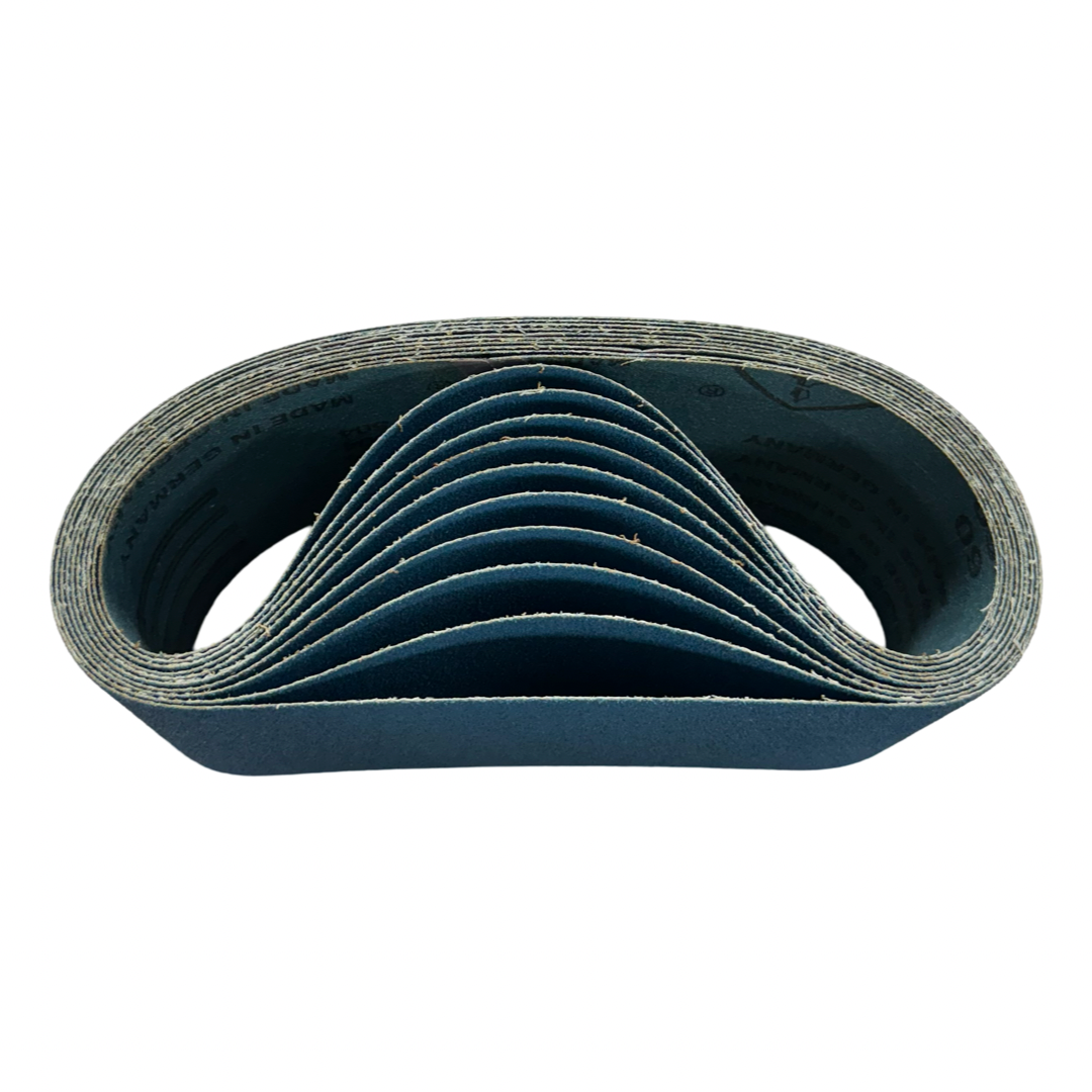 Klingspor 4" x 24" Abrasive Sanding Belts 60 Grit Zirconia Alumina 10 Pack