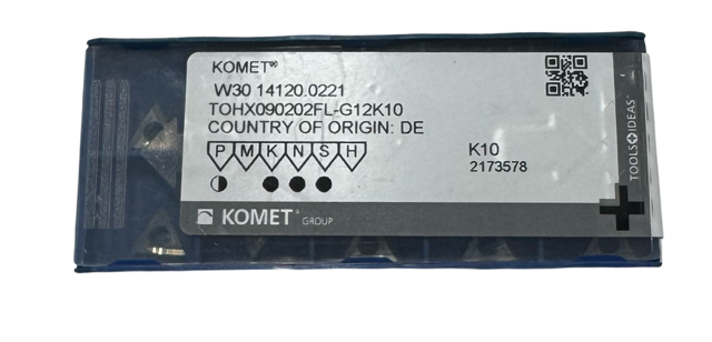 Komet Carbide Insert W30141200221 K10 Turning Inserts 10 Pack