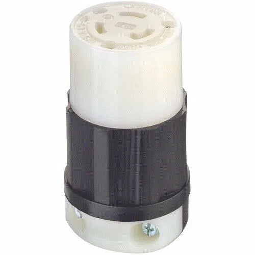 Leviton 2313 Wire Grounding Locking Connector 2 Pole 3 Wire 125 Volt 20 Amp