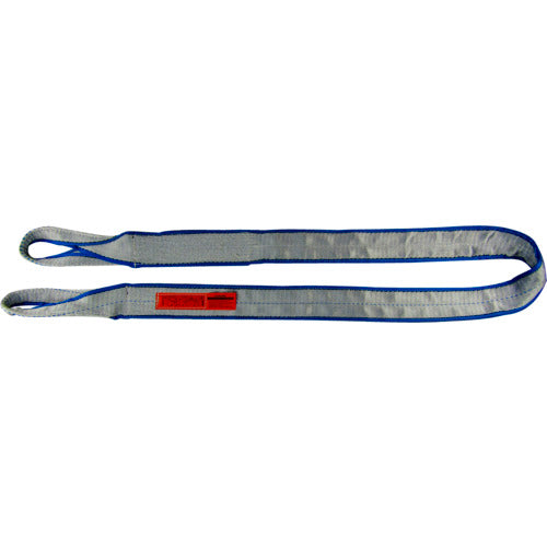 LiftAll Tuff-Edge Web Sling, Twisted Eye and Eye, 2-ply, 4" x 4'