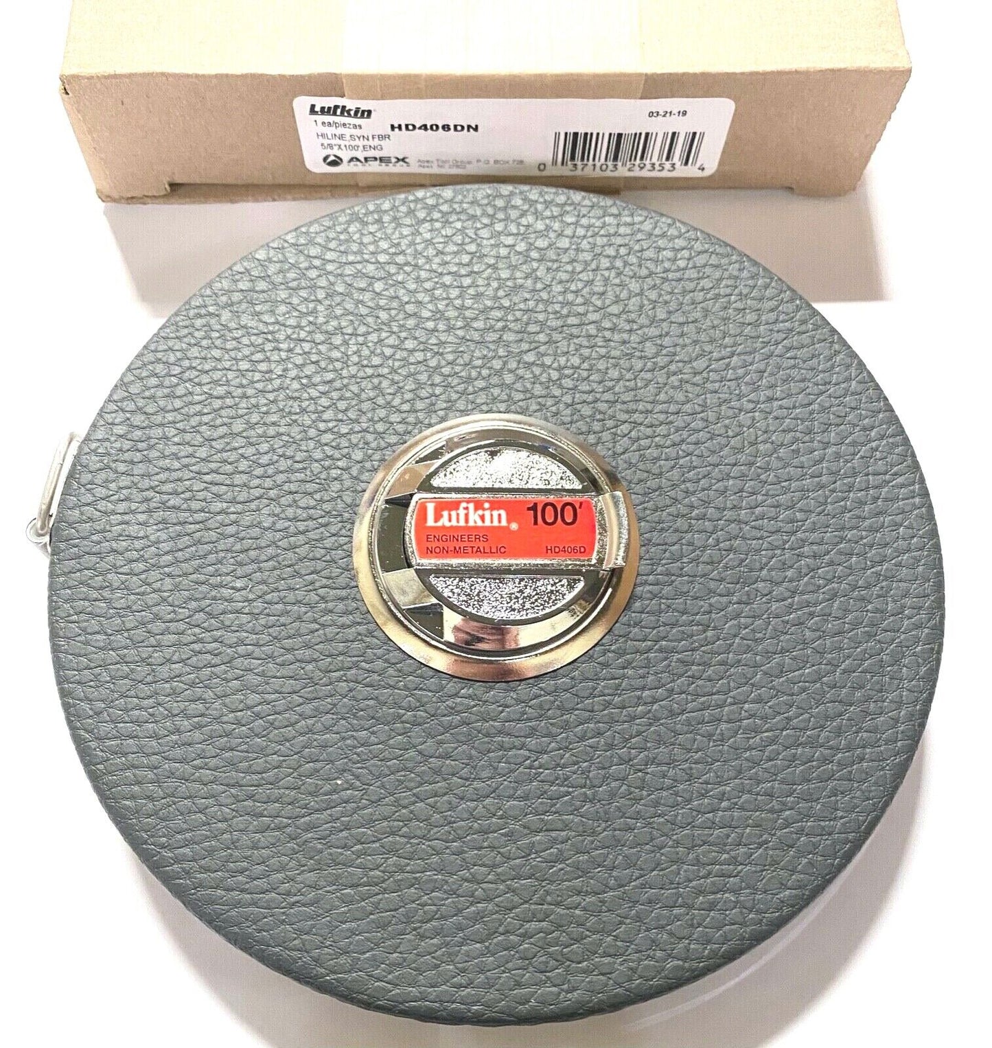 Lufkin 5/8" x 100ft Heavy Duty Hi-Line Engineer's Tape Measure HD406DN