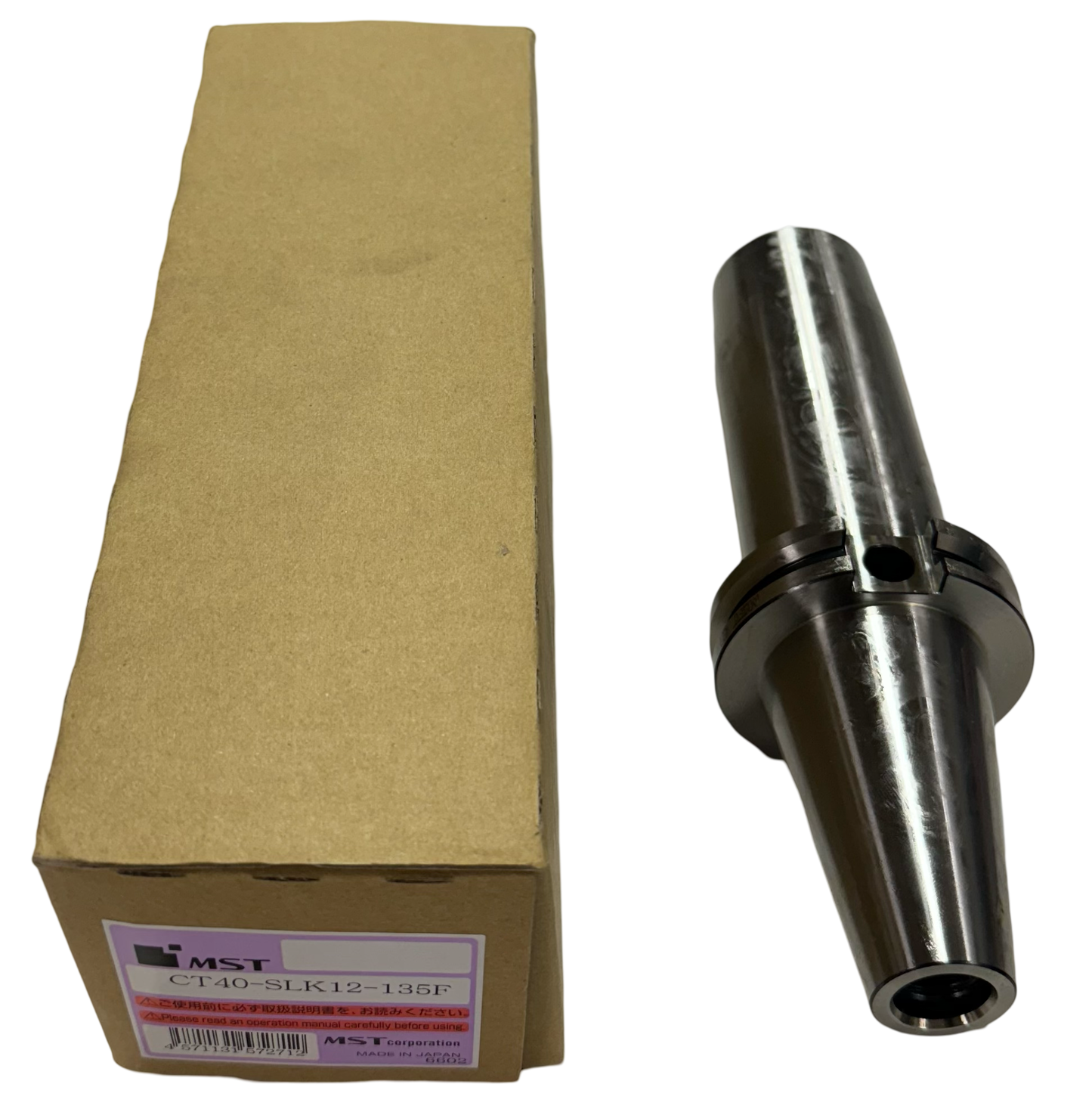 MST CT40-SLK12-135F CAT40 Master Holder Type 12 for Shrink Collets up to 12mm