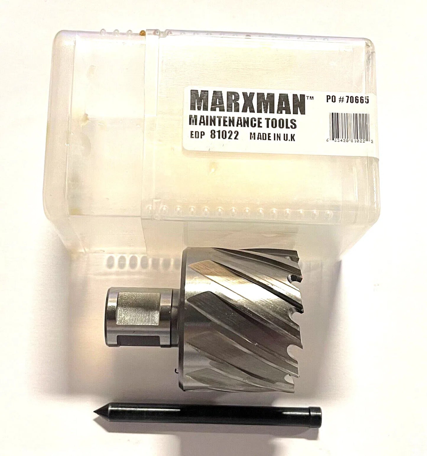 Marxman 1-13/16" Cobalt Mag-Drill 1" Depth Of Cut with Ejector Pin Made in UK