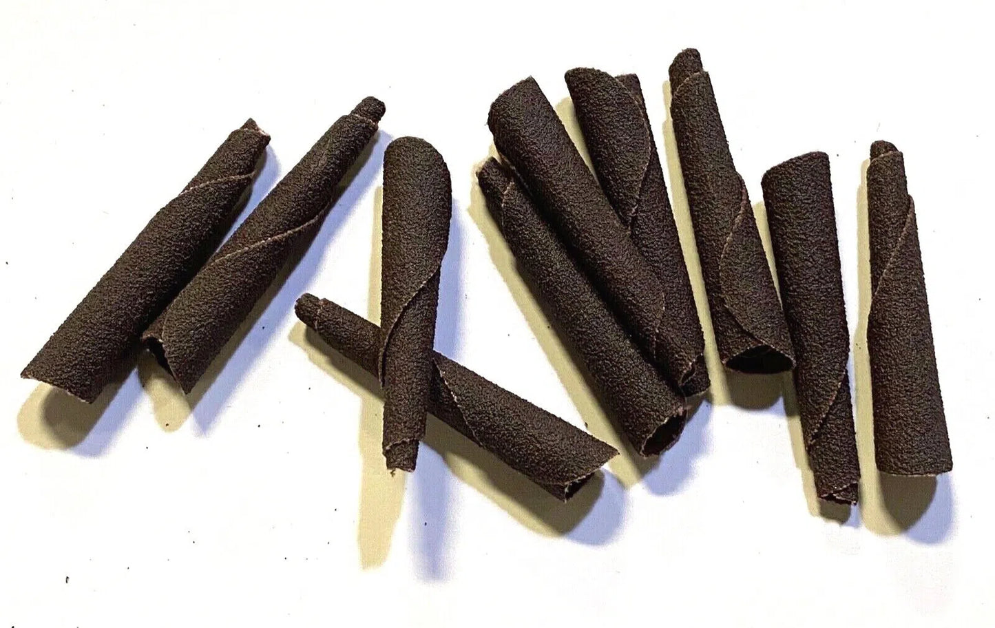 Merit 5/16" x 1-1/2" Cone Point 100 Grit Aluminum Oxide Taper Cone Points 10 PK