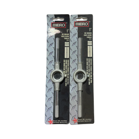 Mibro 1" Die Stock Holder for 1" Round Dies 2 Pack