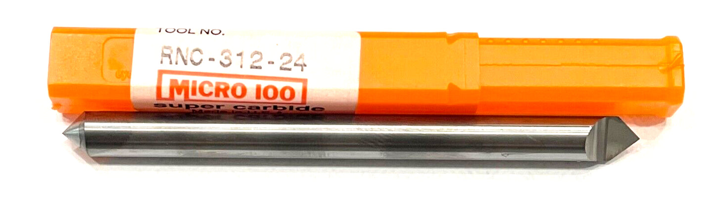 Micro 100 Carbide Engraving Blank Tool Bit 5/16" Shank 90° 1/2" Split Length USA