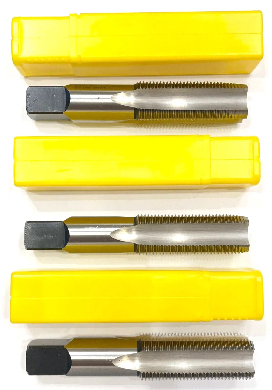 Morse 1-3/8"-6 HSS Hand Tap Set GH4 4 Flute Plug Bottoming Taper Taps USA Made